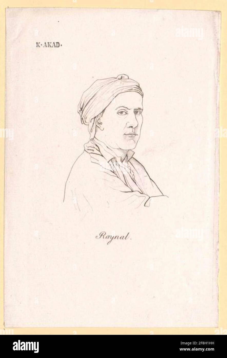 Raynal, Guillaume Thomas Stock Photo Alamy