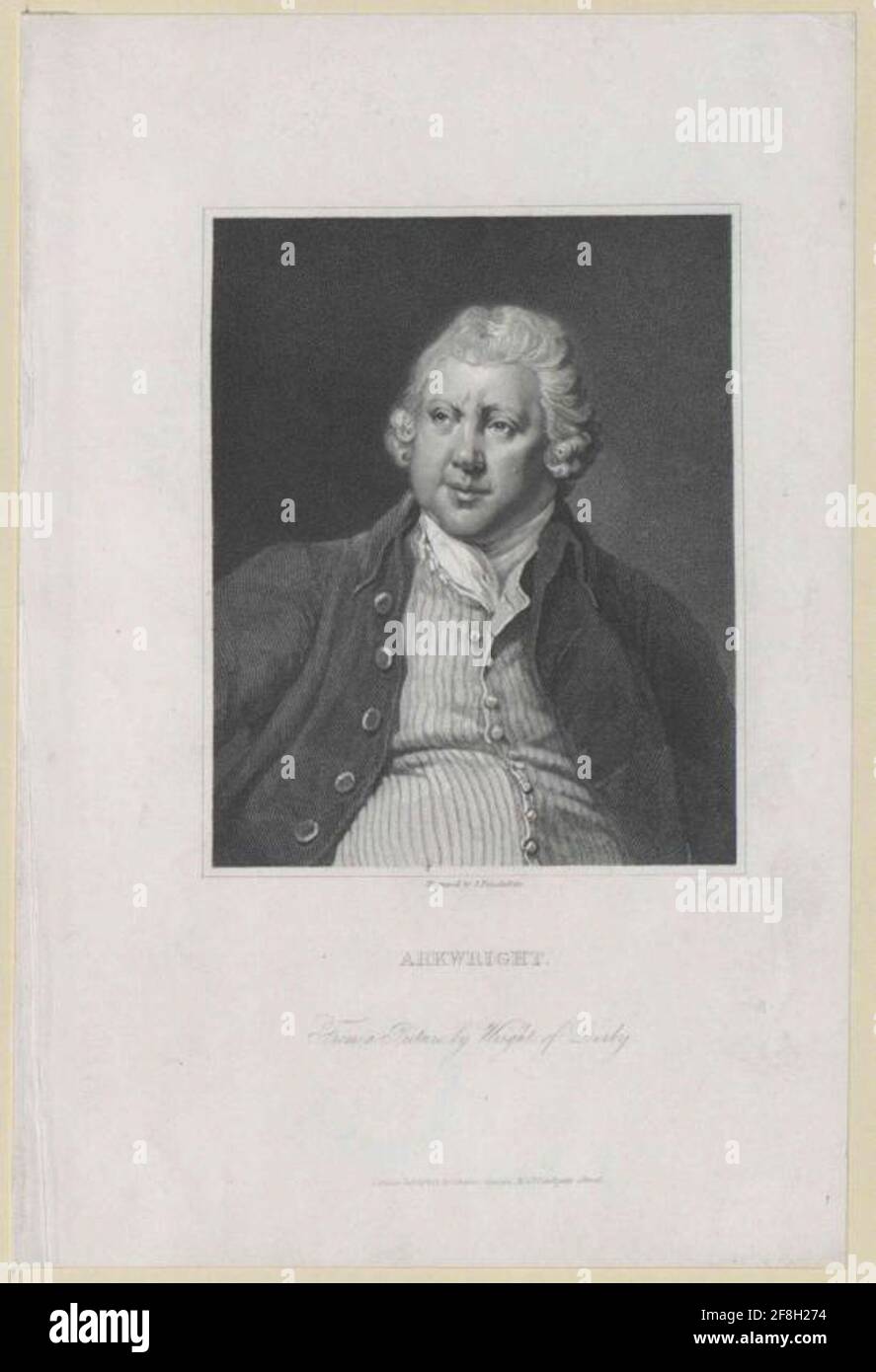 Arkwright, Richard Stecher: PosSelwhite, James publisher: Charles Knight  Dating: 1820/1840 Stock Photo
