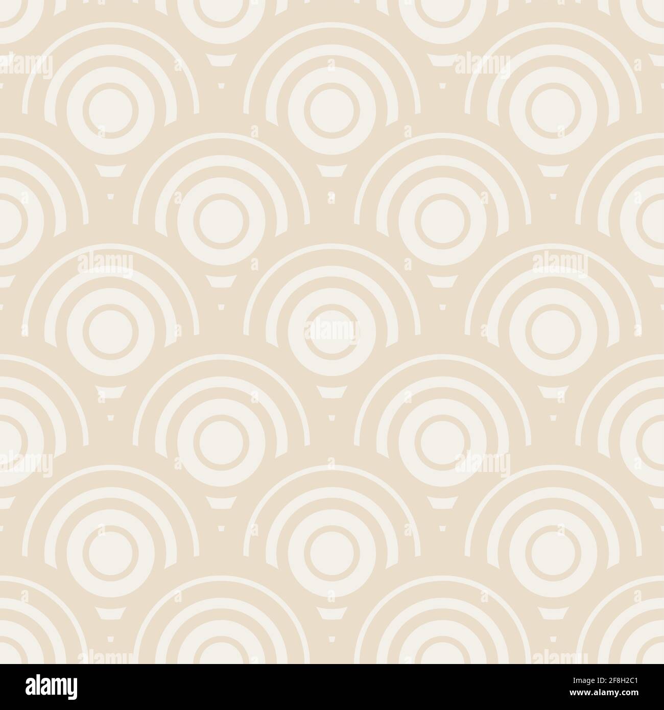 Vector seamless geometric vintage pattern. Abstract retro background design. Simple monochrome repeating elements. Stock Vector