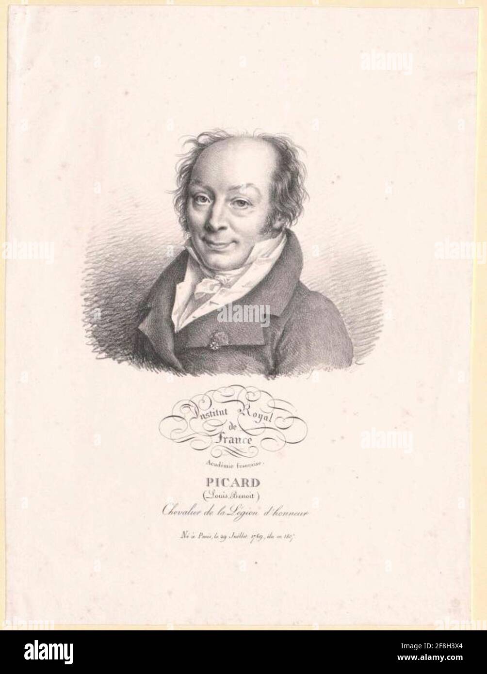 Picard, Louis Benoit Stock Photo Alamy