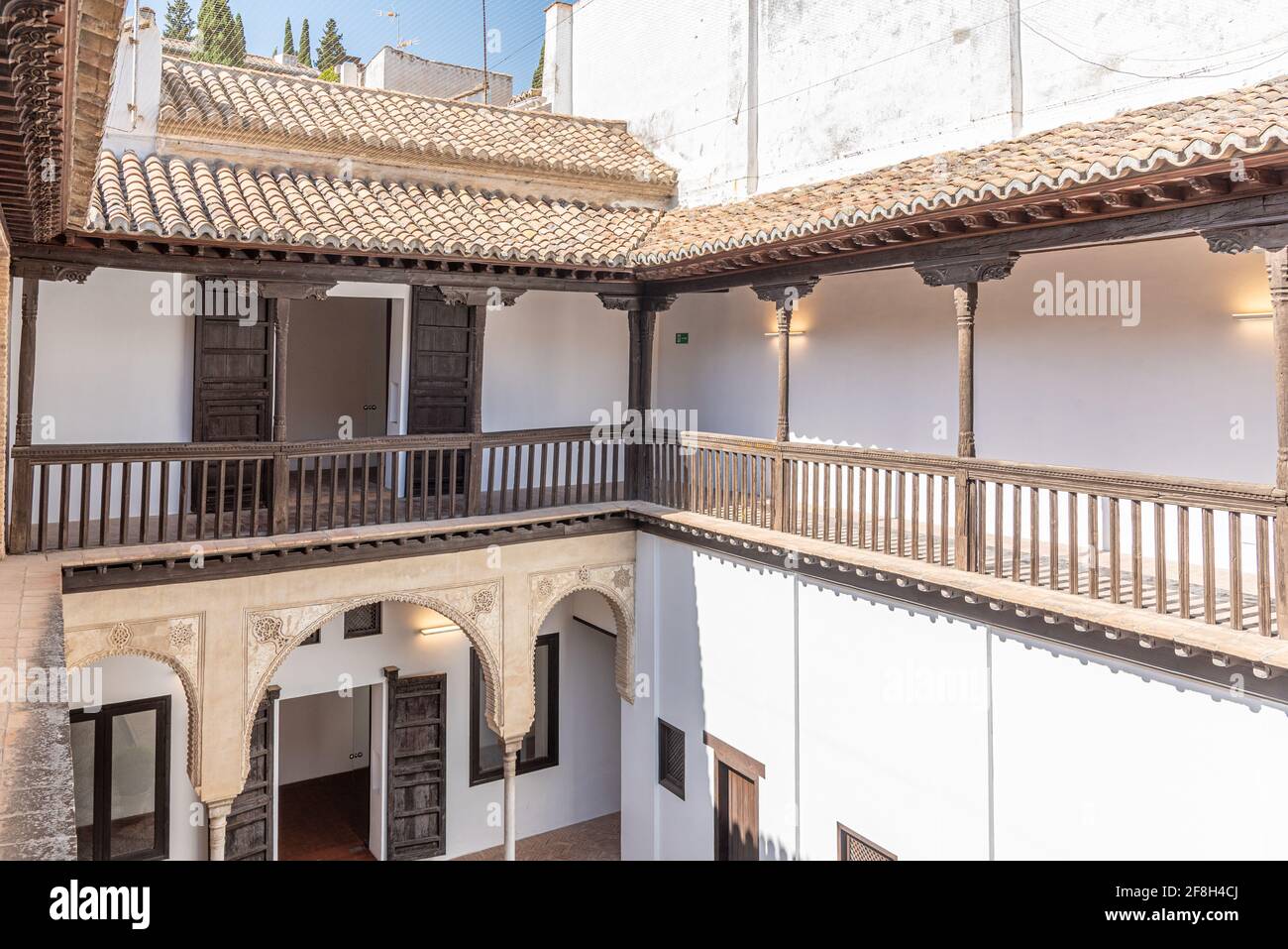 Casa Morisca Horno de Oro in Spanish town Granada Stock Photo - Alamy