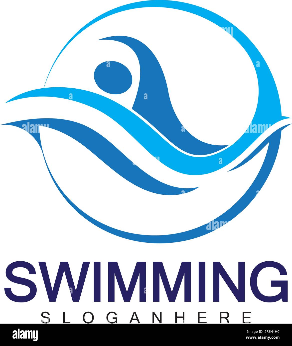 2023 SWIMMING CHAMPIONSHIPS VECTOR LOGO DESIGN FOR PRINT