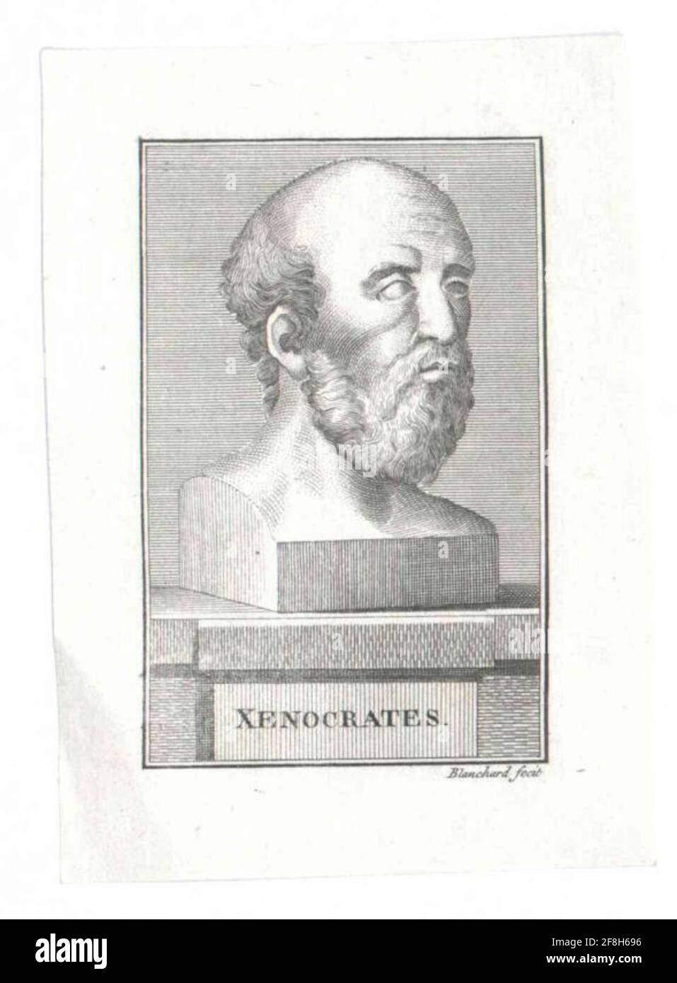 Xenocrates of Chalkedon Stock Photo Alamy