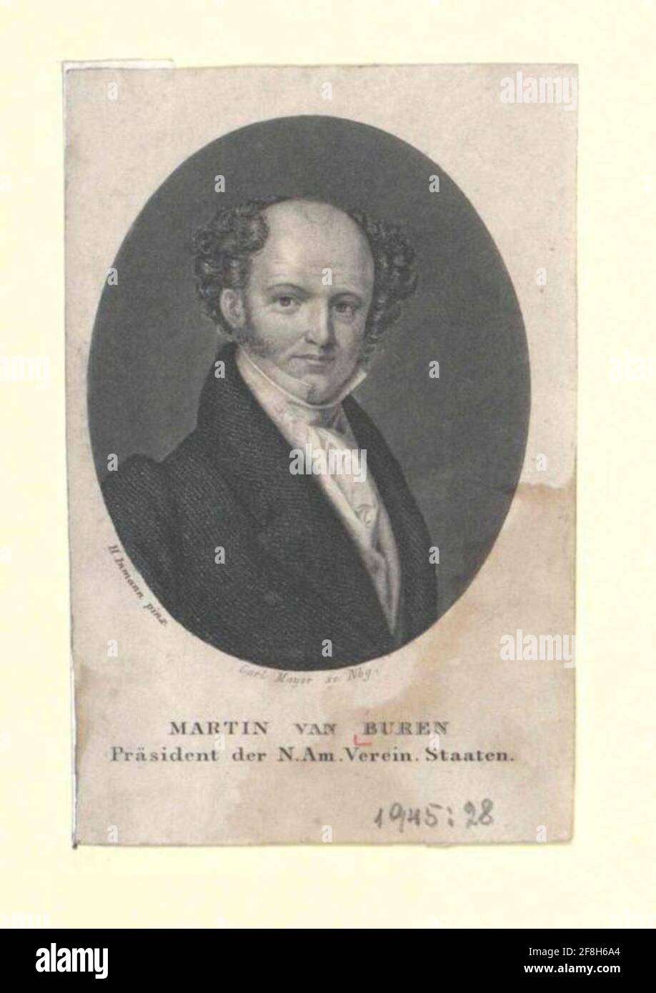 Van Buren, Martin Stock Photo Alamy