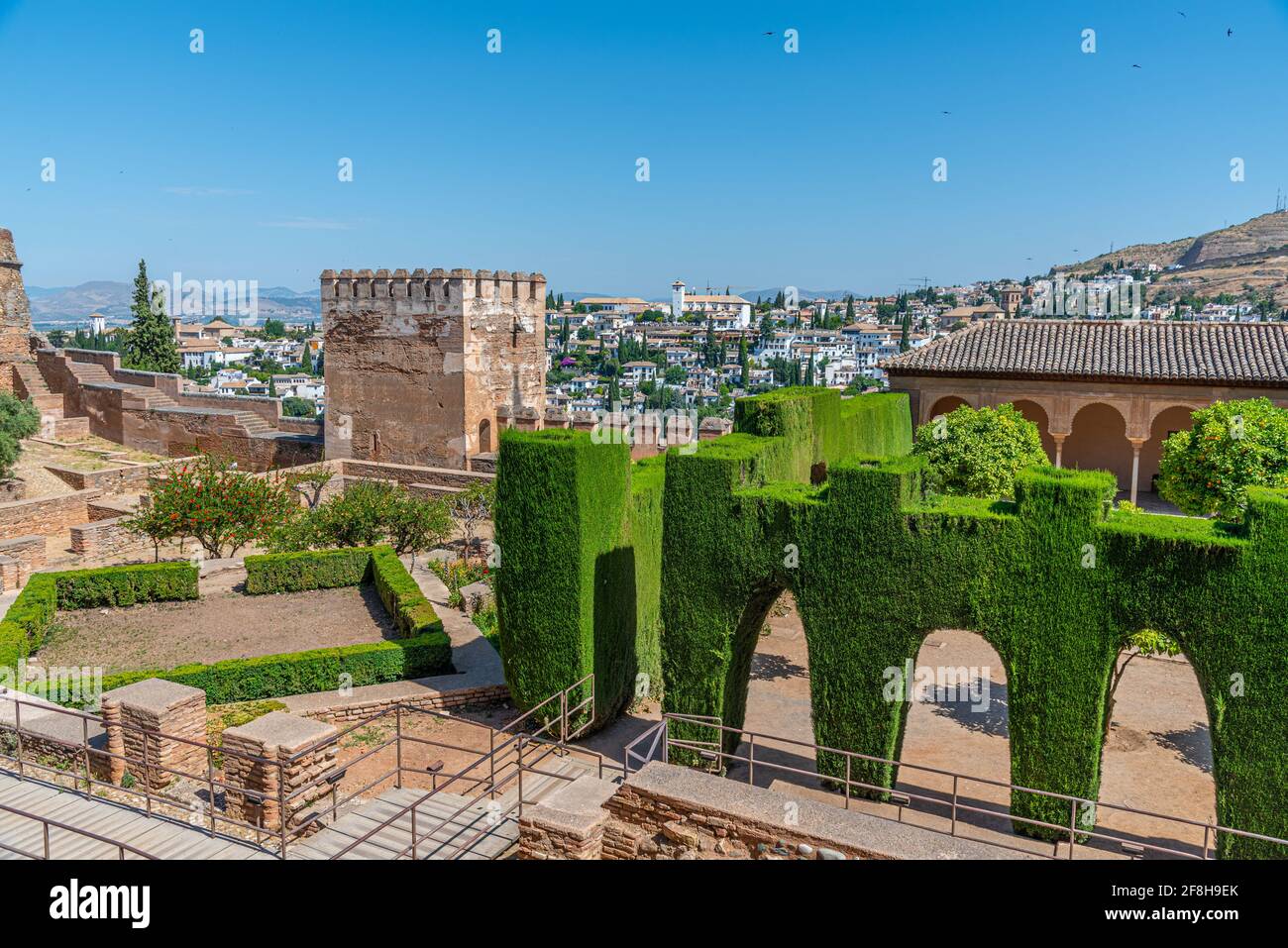 Alhambra fort turret castle hires stock photography and images Alamy