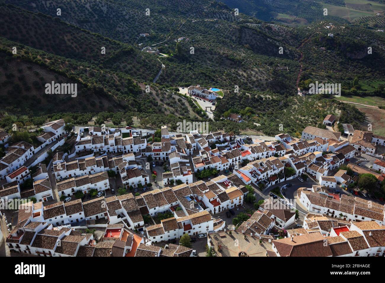 Spain, Andalusia, Municipality Zahara de la Sierra in the province of ...