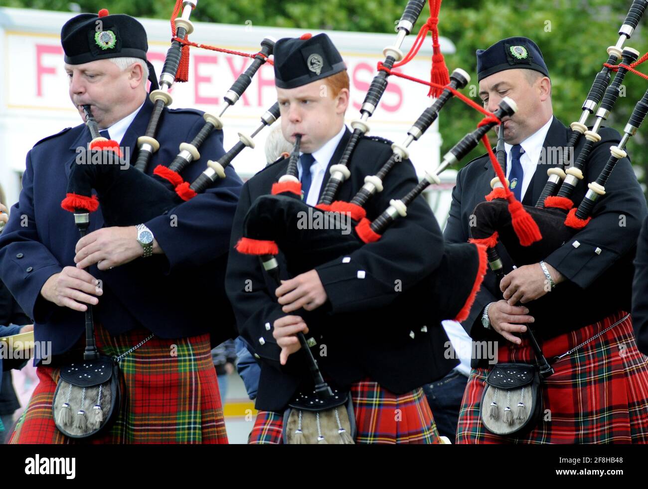 Pipe Band,Highland Games Stock Photo Alamy