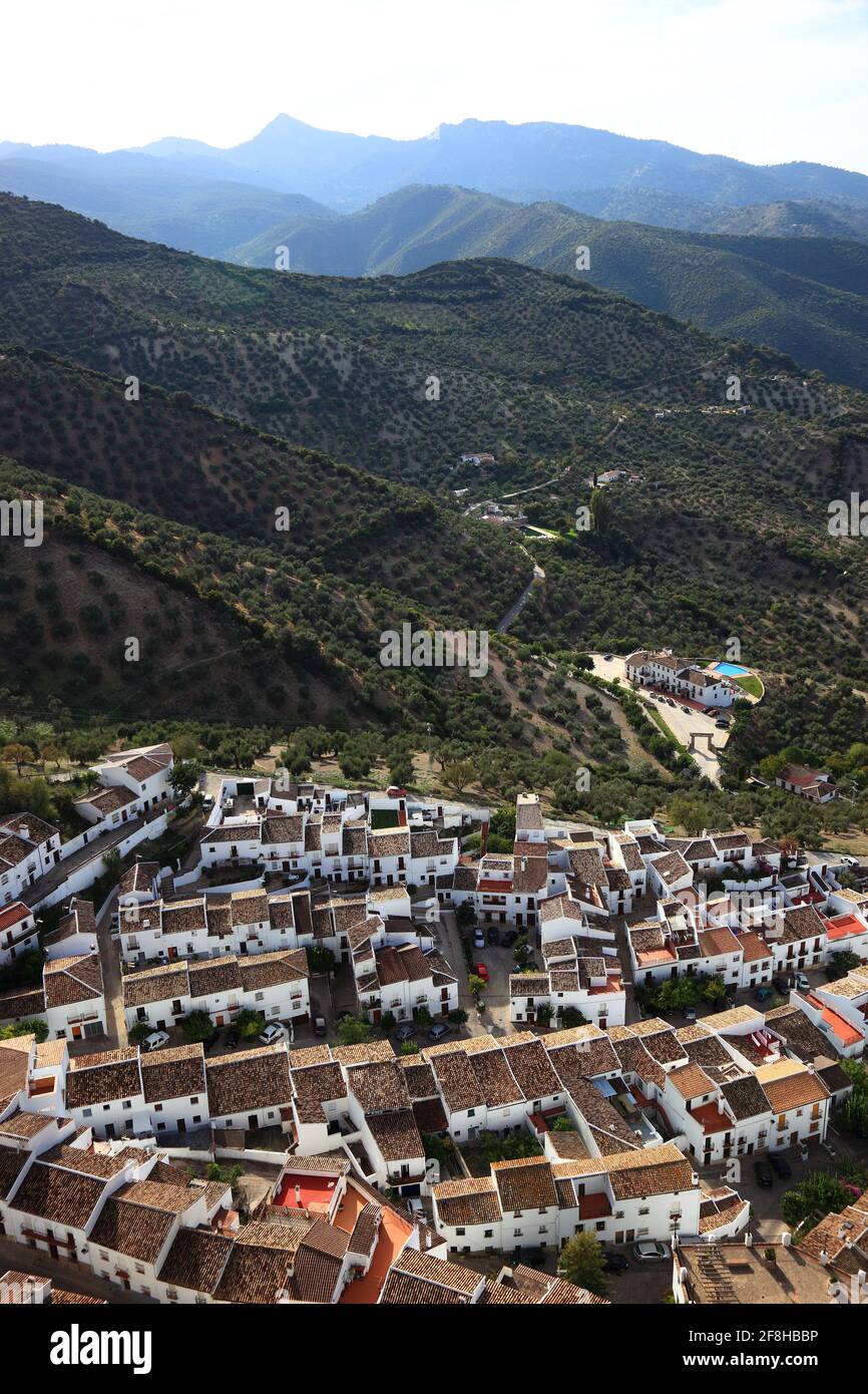 Spain, Andalusia, Municipality Zahara de la Sierra in the province of ...