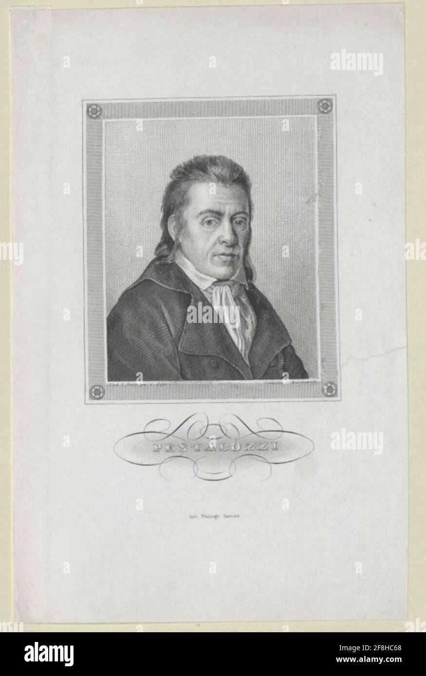 Pestalozzi, Johann Heinrich. Stock Photo