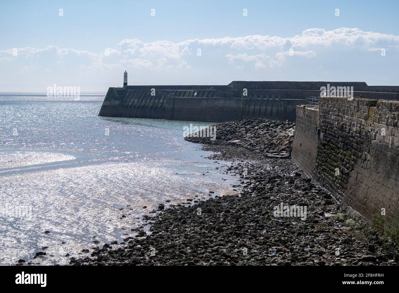 Porthcawl Breakwater  Porthcawl Stock Photo