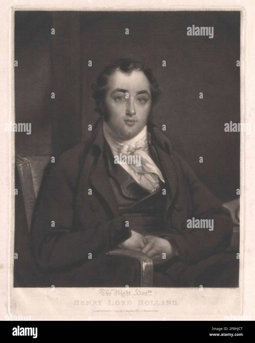 Holland, Henry Richard Vassall Fox Baron Stock Photo Alamy