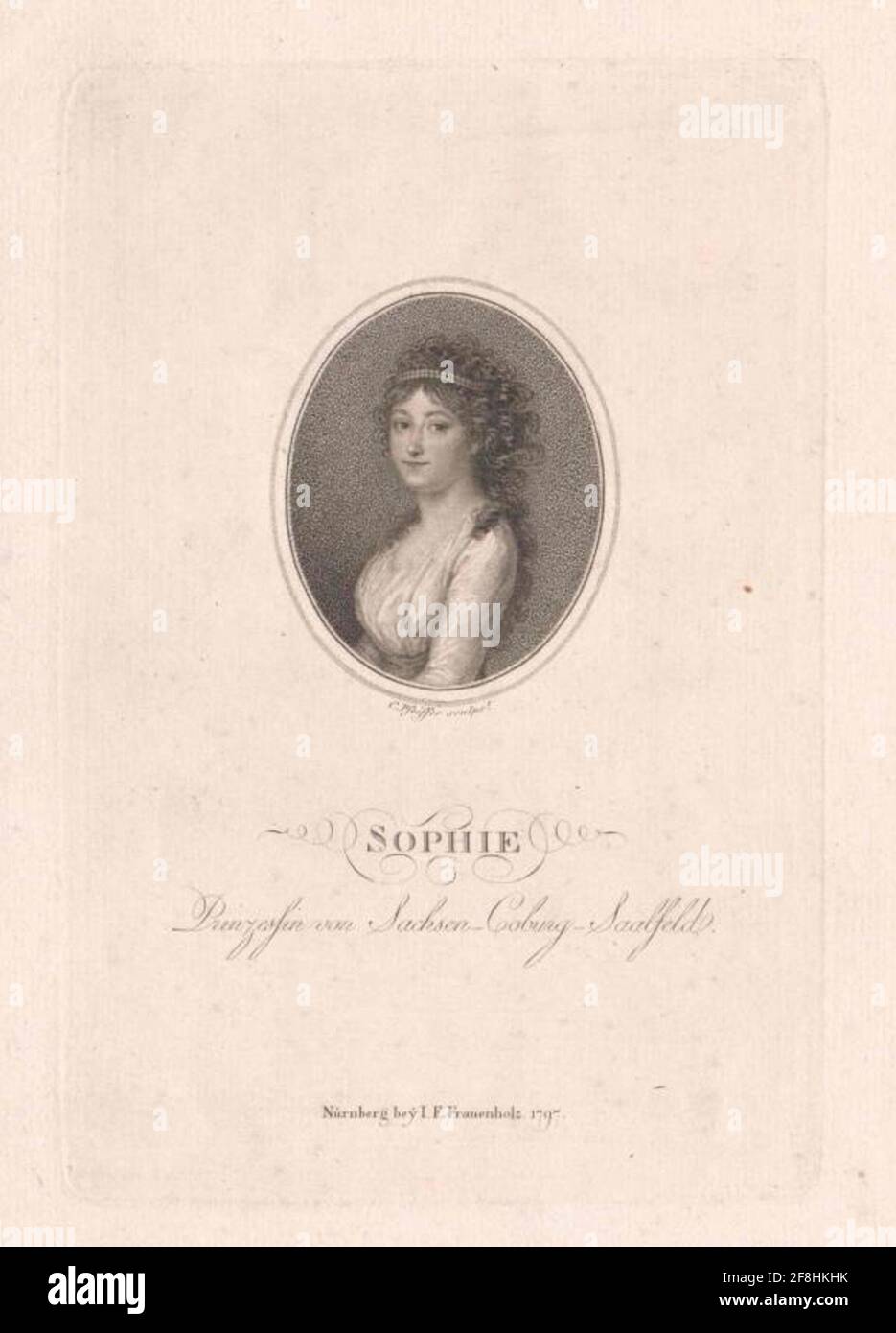 Sophie, Princess of SaxonyCoburgSaalfeld Stock Photo Alamy