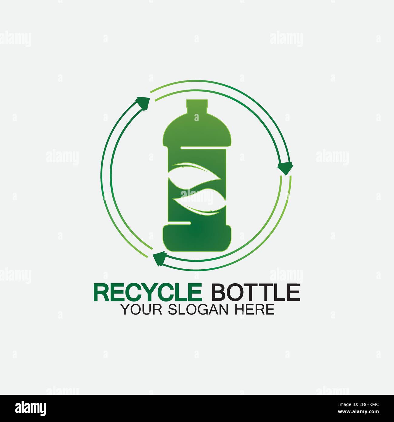Recycle plastic bottle logo icon vector illustration design.Bottle with ...