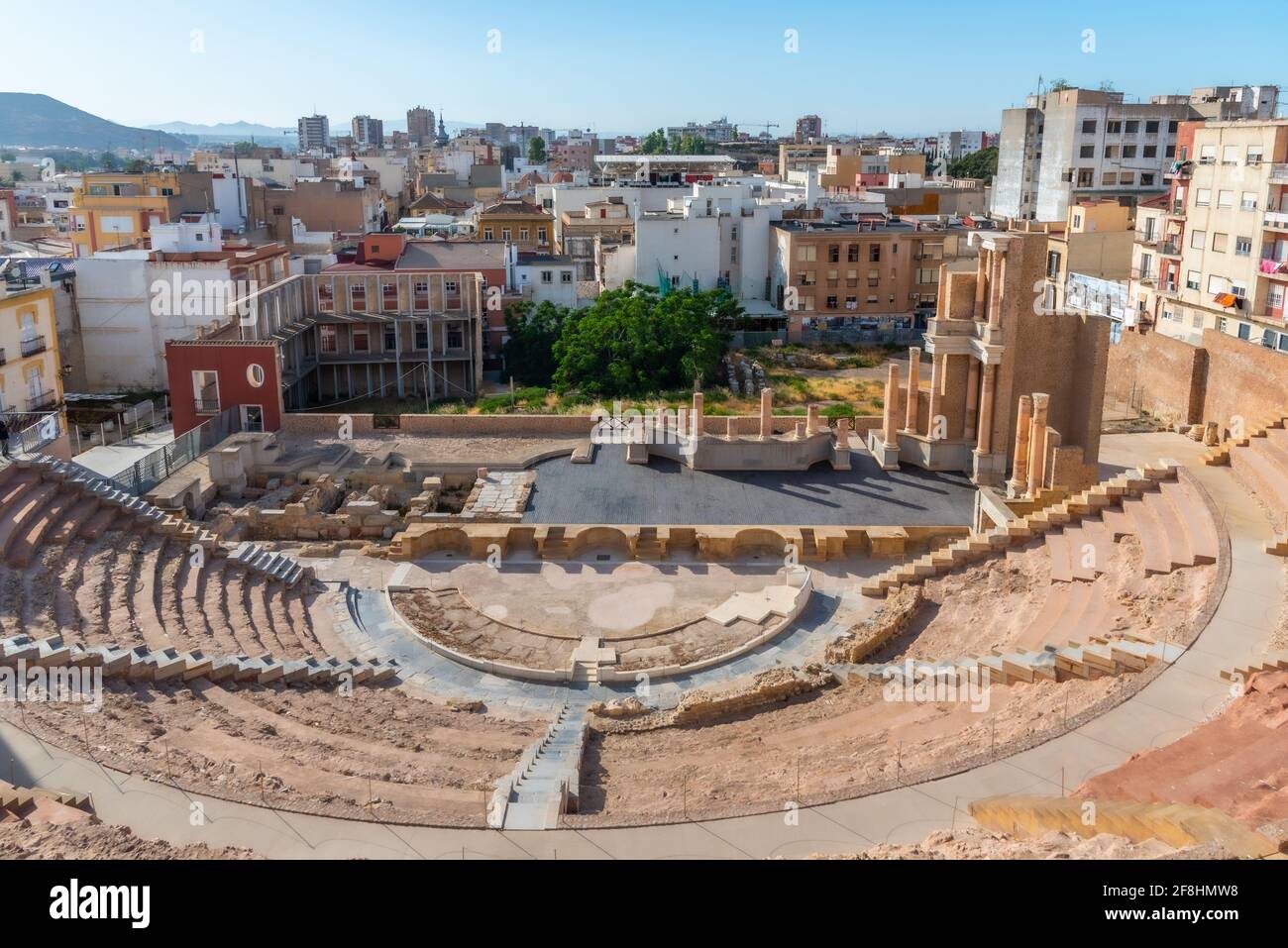 The Roman Theatre of Cartagena in Spain Stock Photo - Alamy