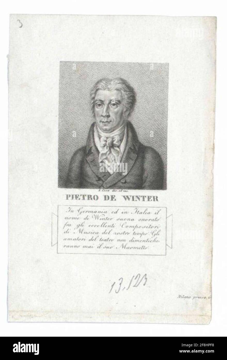 Winter, Peter of. Stock Photo