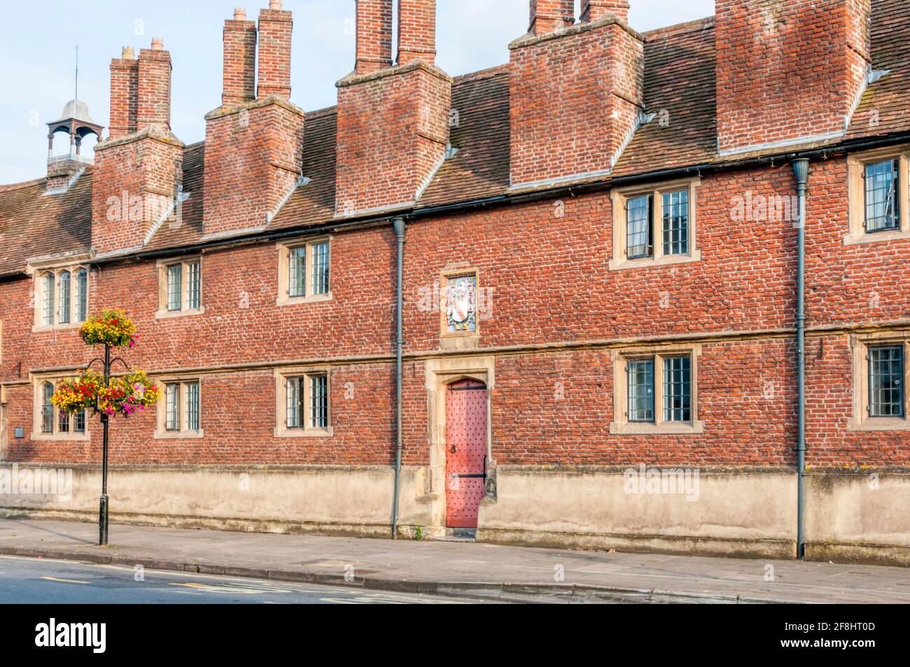 17th century Gray's Almshouses in East Street, Taunton, founded by Robert Gray.  Still in use as sheltered accommodation. Stock Photo
