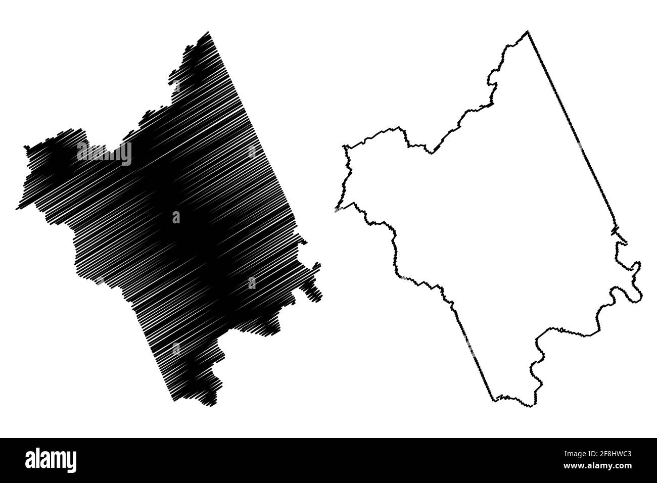 Map of lovingston virginia Stock Vector Images - Alamy