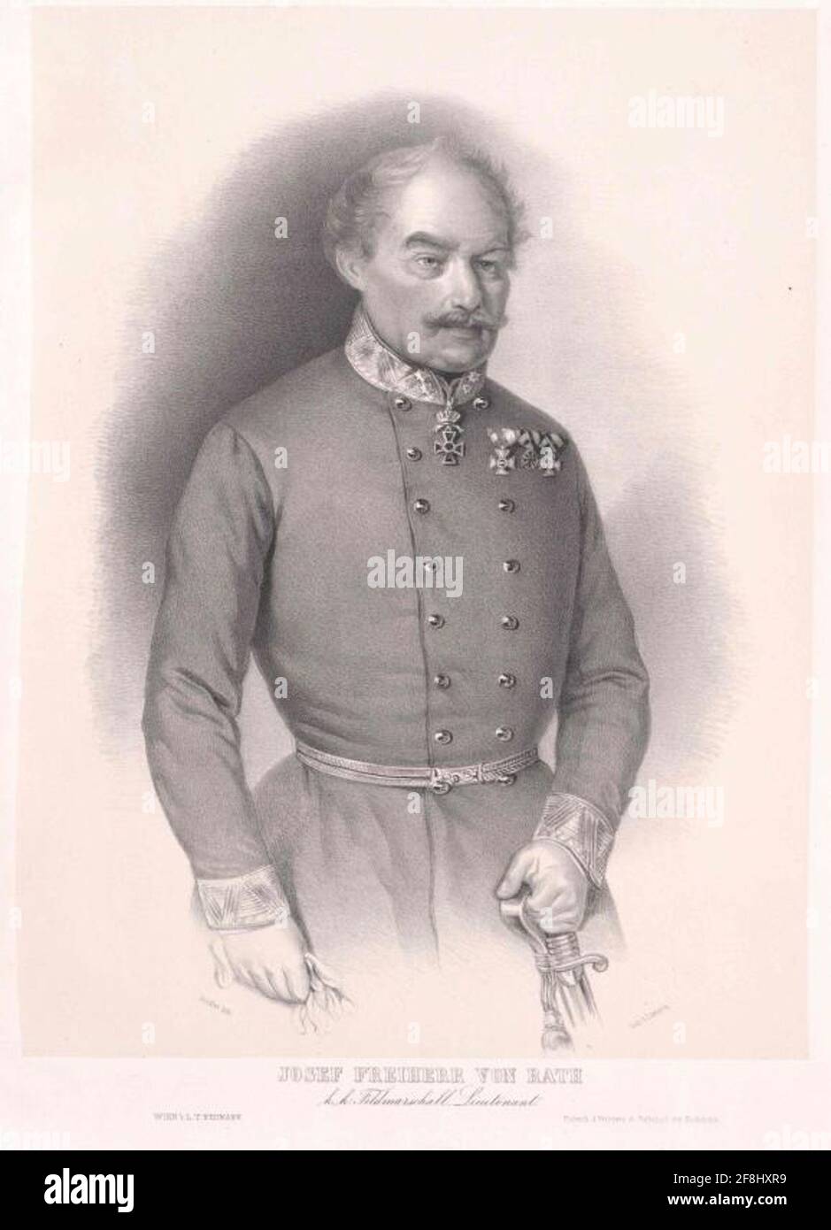 Rath, Joseph Freiherr. Stock Photo
