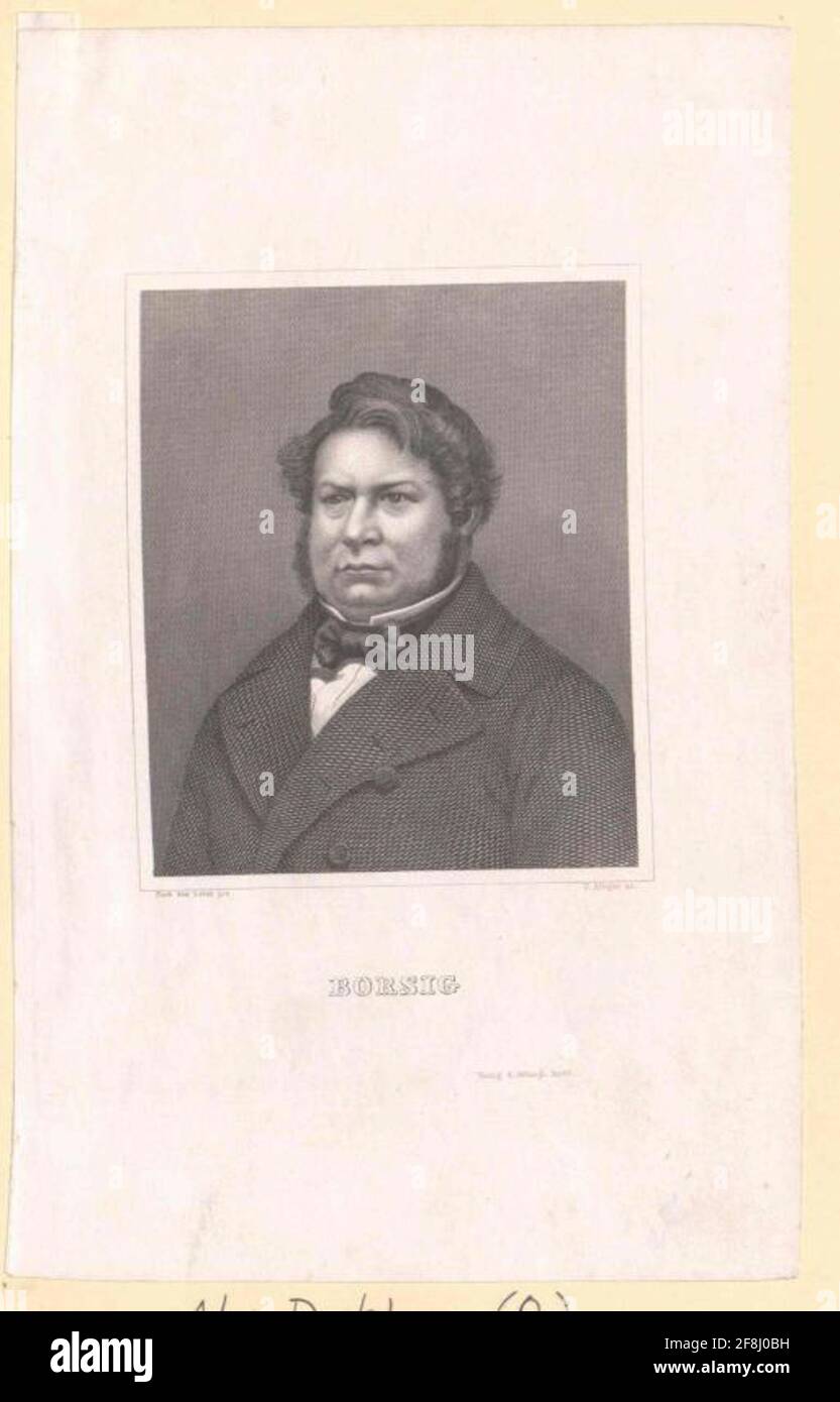 Borsig, August Stock Photo Alamy