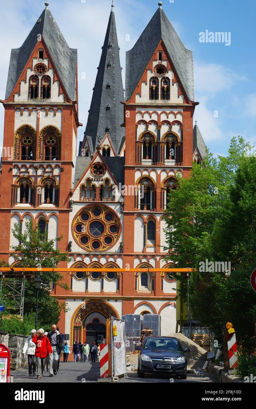 The Limburger Dom, St George's Cathedral, Limburg, Hessen, Germany Stock Photo