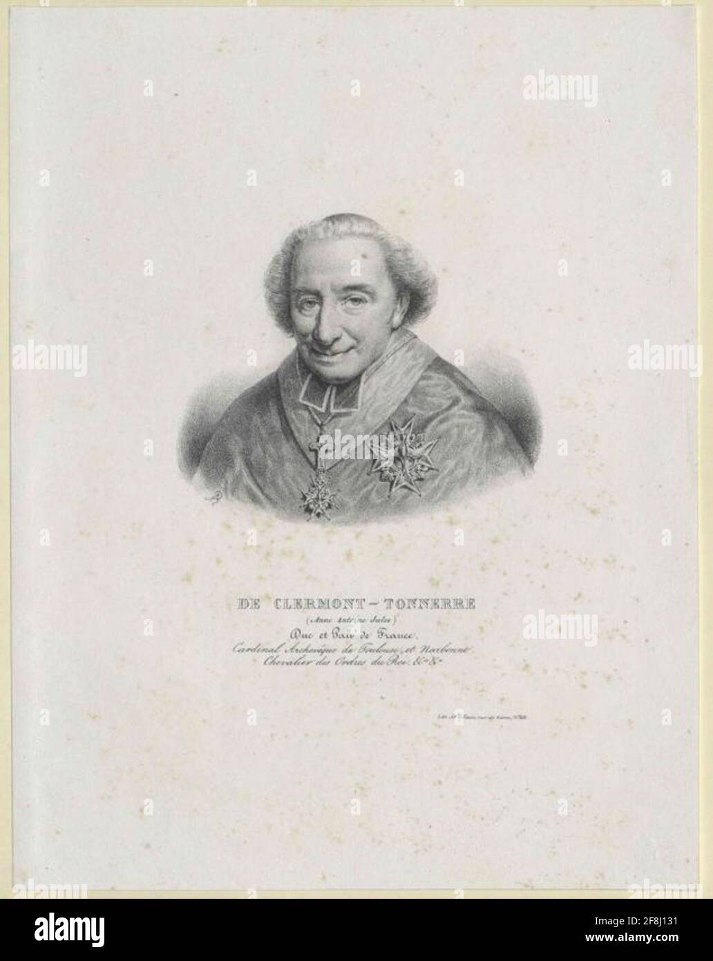 ClermontTonnerre, Anne Antoine Jules de Stock Photo Alamy