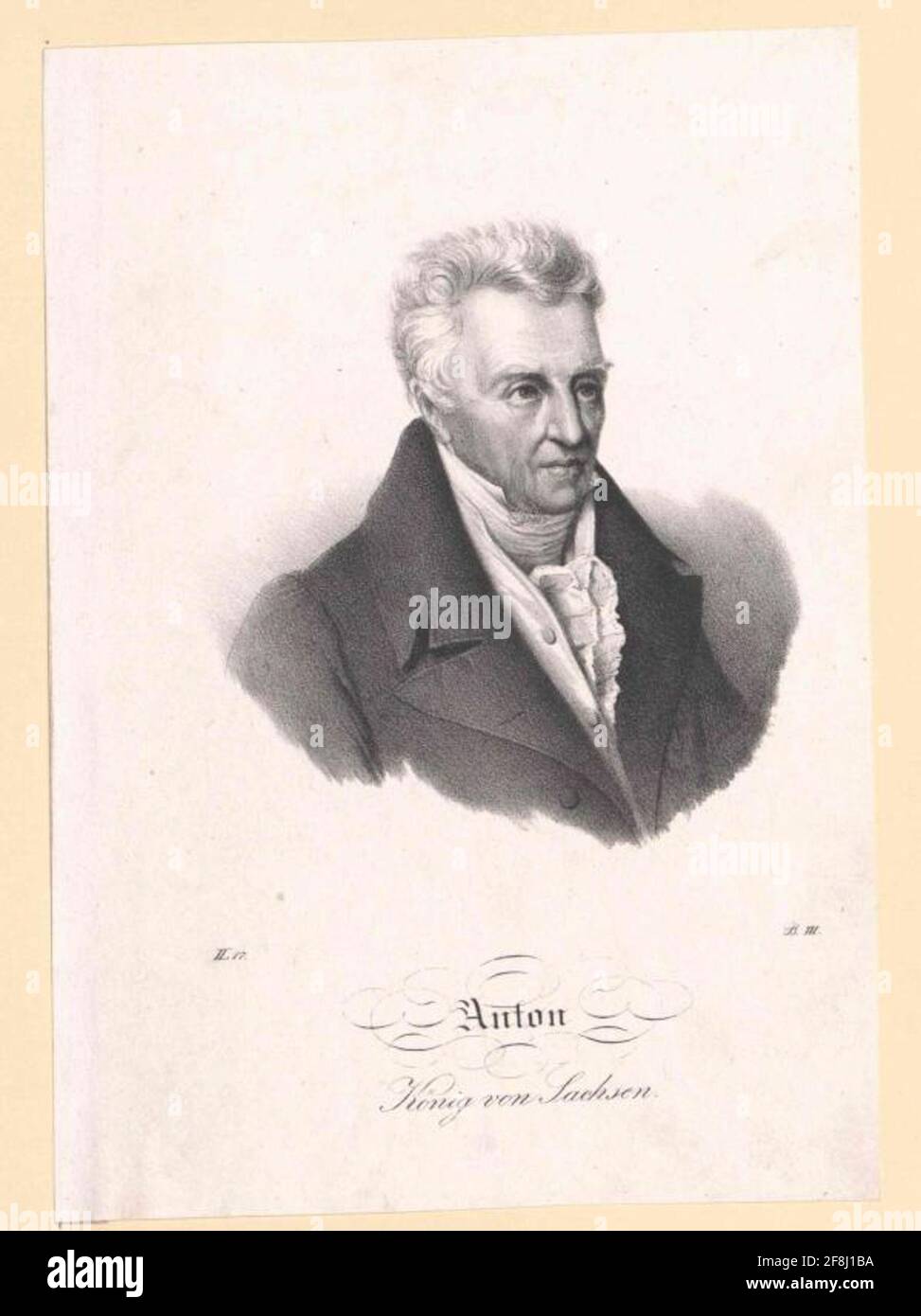 Anton I, King of Saxony Stock Photo Alamy