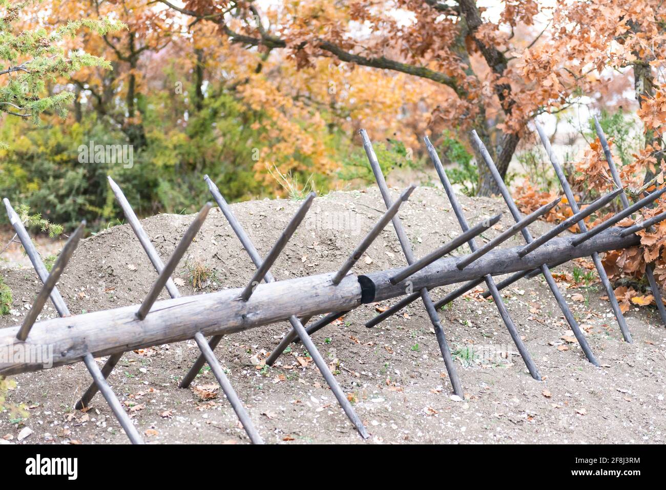 The Russian or Crimean War in Crimea in 1854. Light defensive