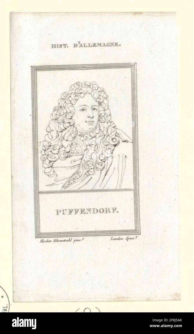 Pufendorf, Samuel Freiherr von Stock Photo Alamy