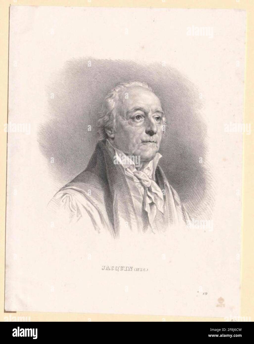 Jacquin, Nikolaus Joseph Freiherr von. Stock Photo