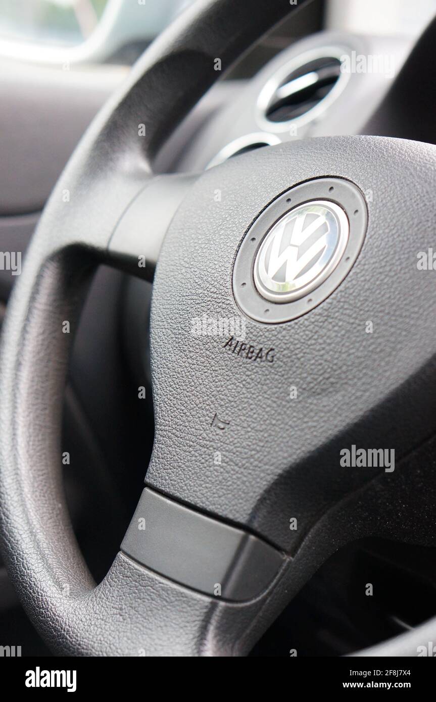 POZNAN, POLAND - Jun 28, 2015: Ambi Pur air refresher in a car inter Stock  Photo - Alamy