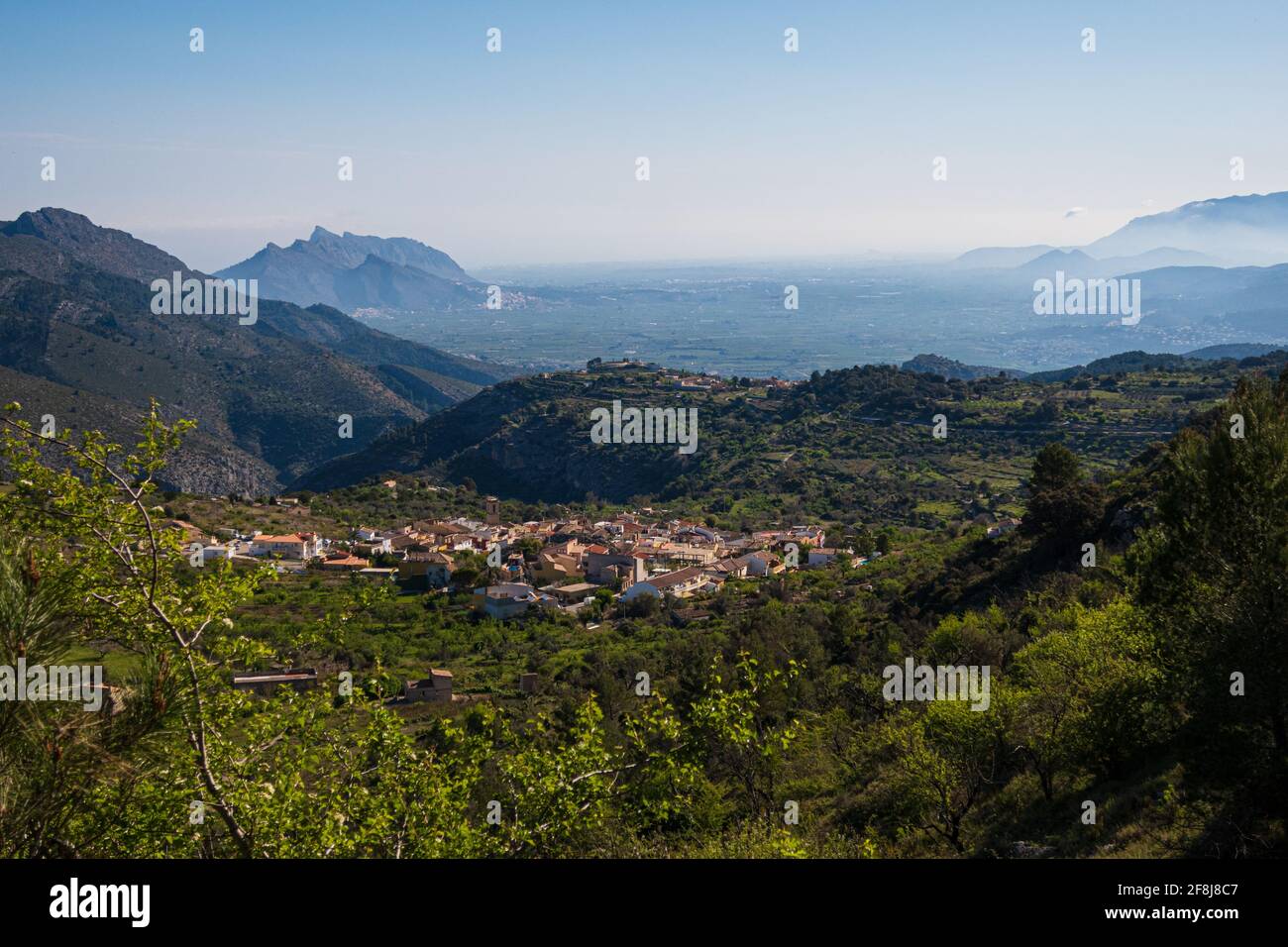 Green mountains and beautiful sky clouds under the blue sky Stock Photo ...