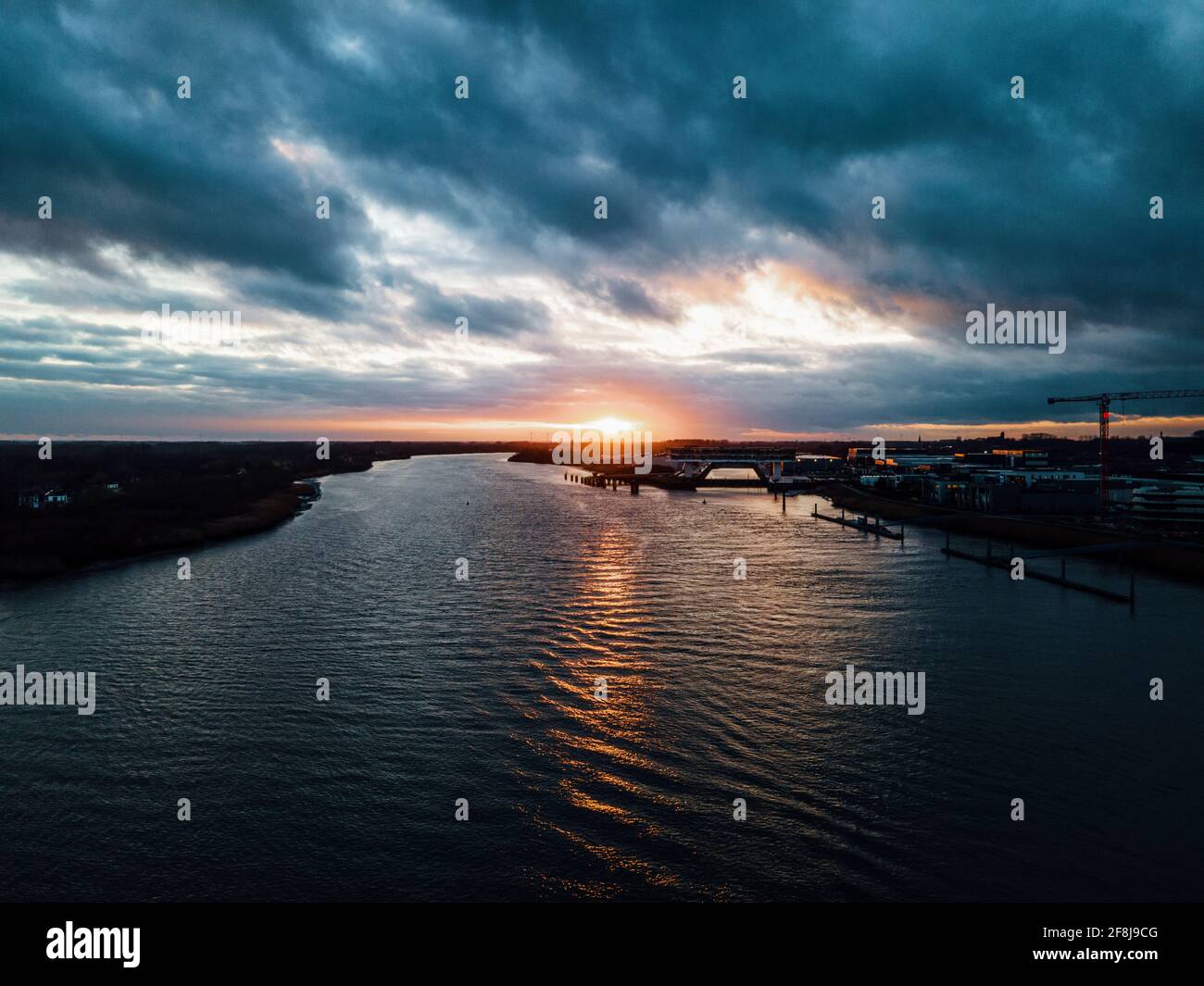 Droneshot of beautiful river hi-res stock photography and images - Alamy