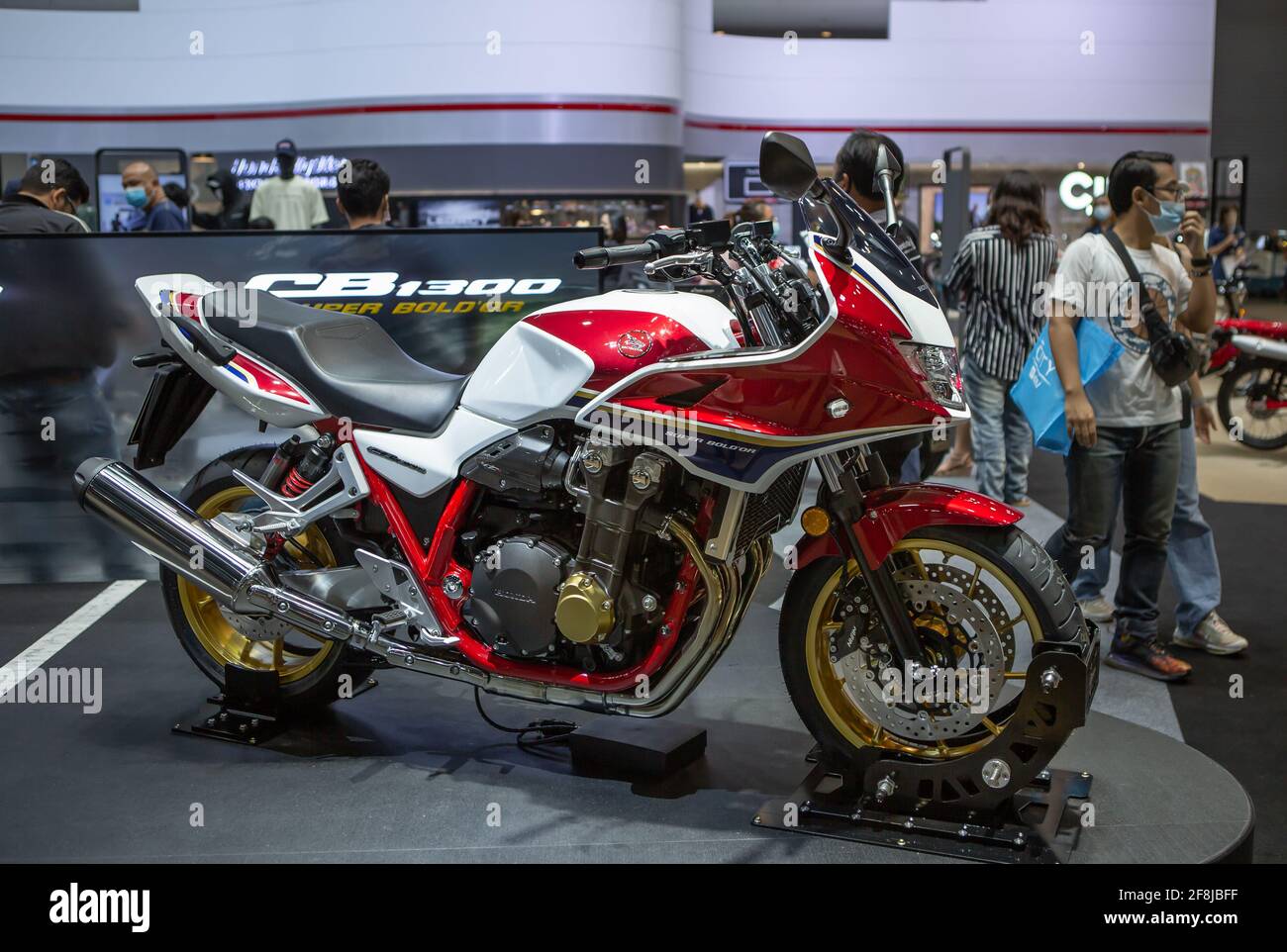 Bangkok, Thailand - April 4, 2021: Honda CB1300 SUPER BOL D'OR exhibited in  BANGKOK INTERNATIONAL MOTOR SHOW 2021 Stock Photo - Alamy