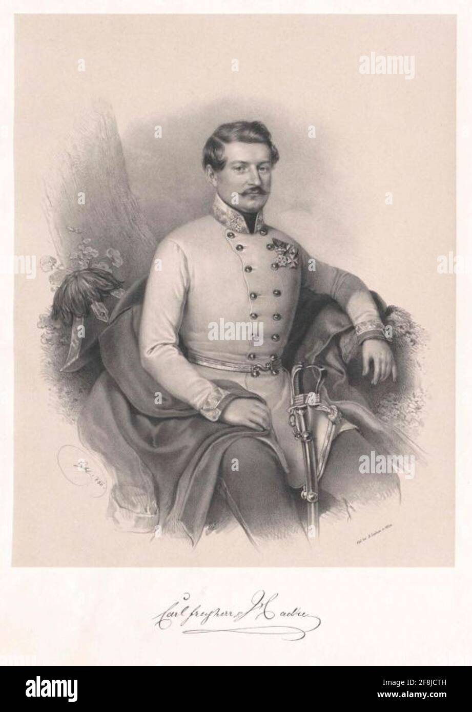 Hoe, Karl Friedrich Joseph Freiherr von Stock Photo Alamy