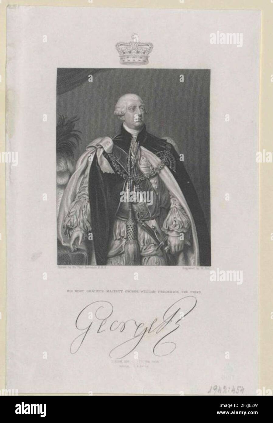 Georg III., King of England Stock Photo - Alamy