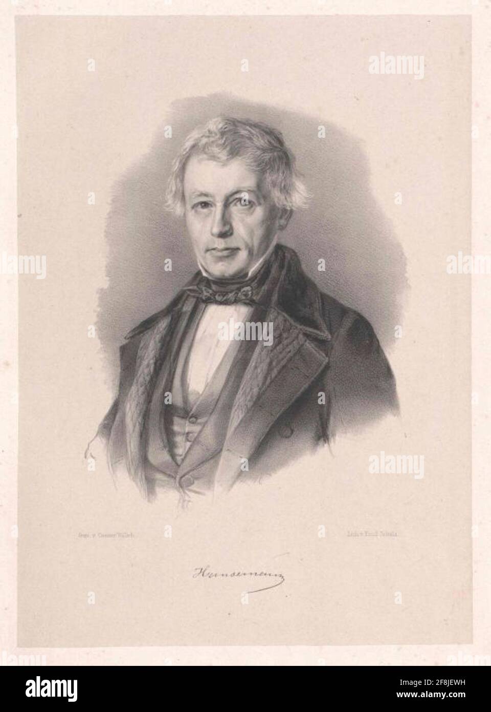 Hansemann, David Justus Ludwig . Stock Photo