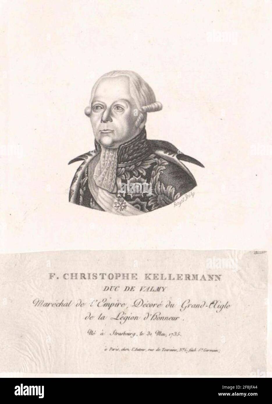 Kellermann, Duc de Valmy, François Christophe Stock Photo - Alamy