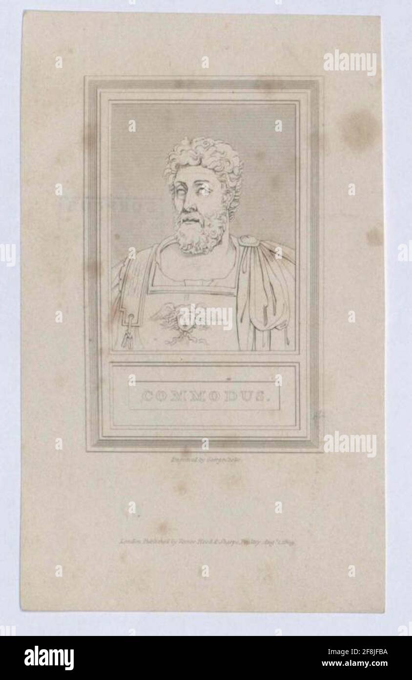 Commodus, Roman emperor Stock Photo - Alamy