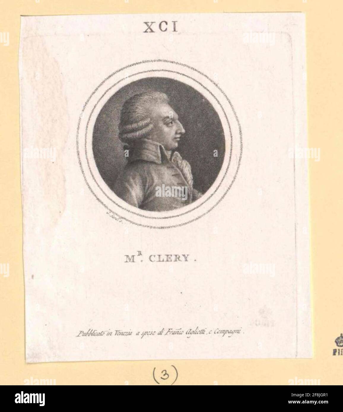 Clery, Jean Baptiste Stock Photo Alamy