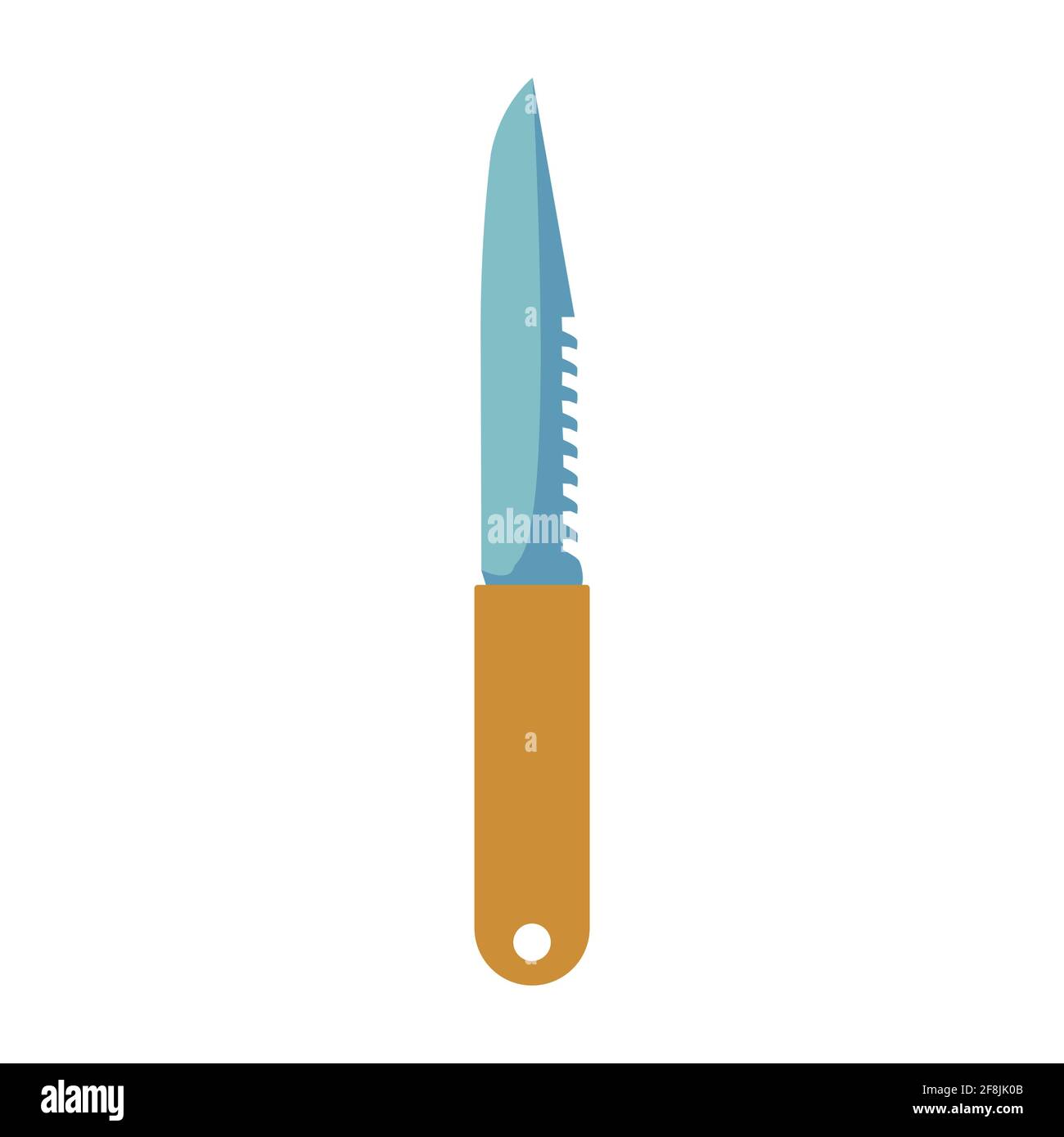Weapon military knife vector illustration crime blade. Isolated