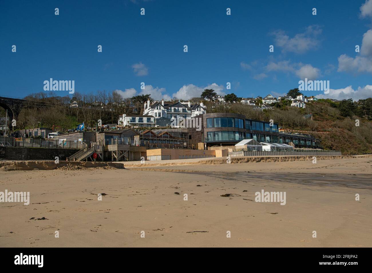 G7,St. Ives Cornwall, Cornish beach ,G7 summit of world leaders in June,huge disruption around Newquay airport and Falmouth Stock Photo