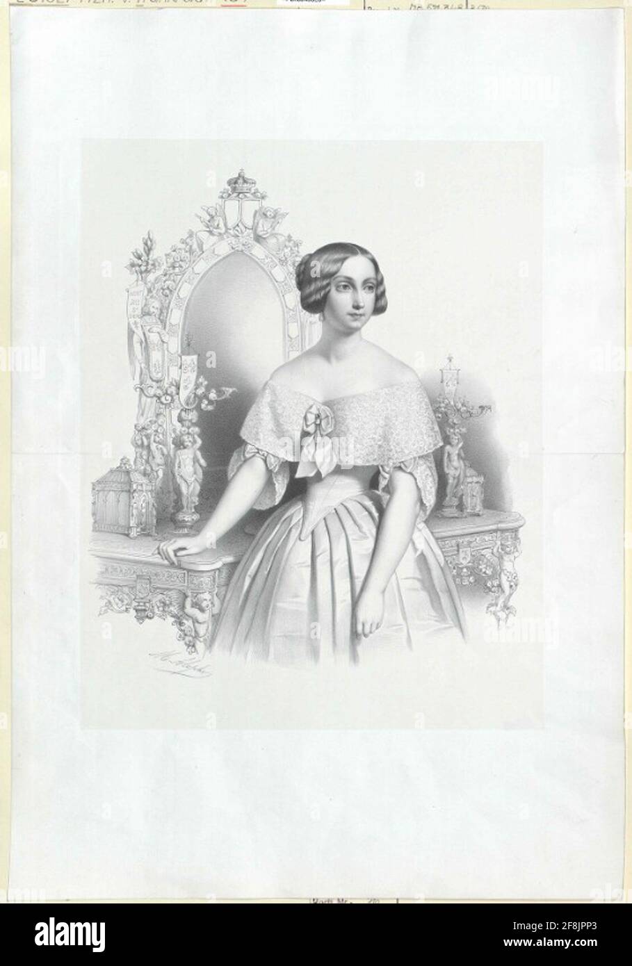 Luise, Princess of France. Stock Photo