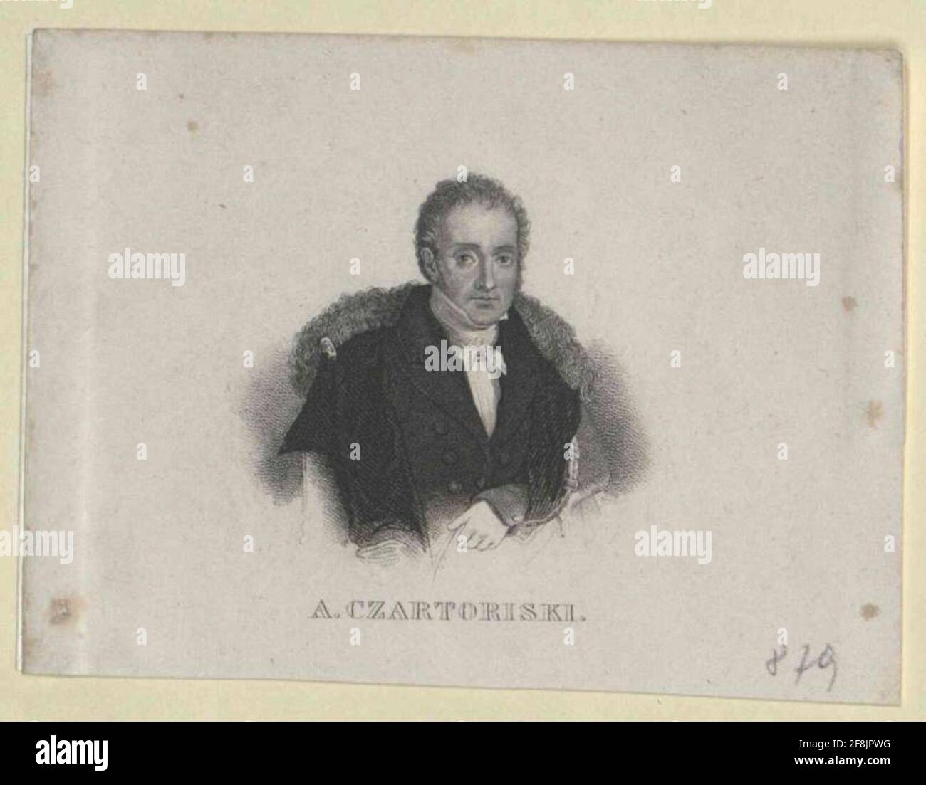 Czartoryski, Adam Prince Stock Photo Alamy