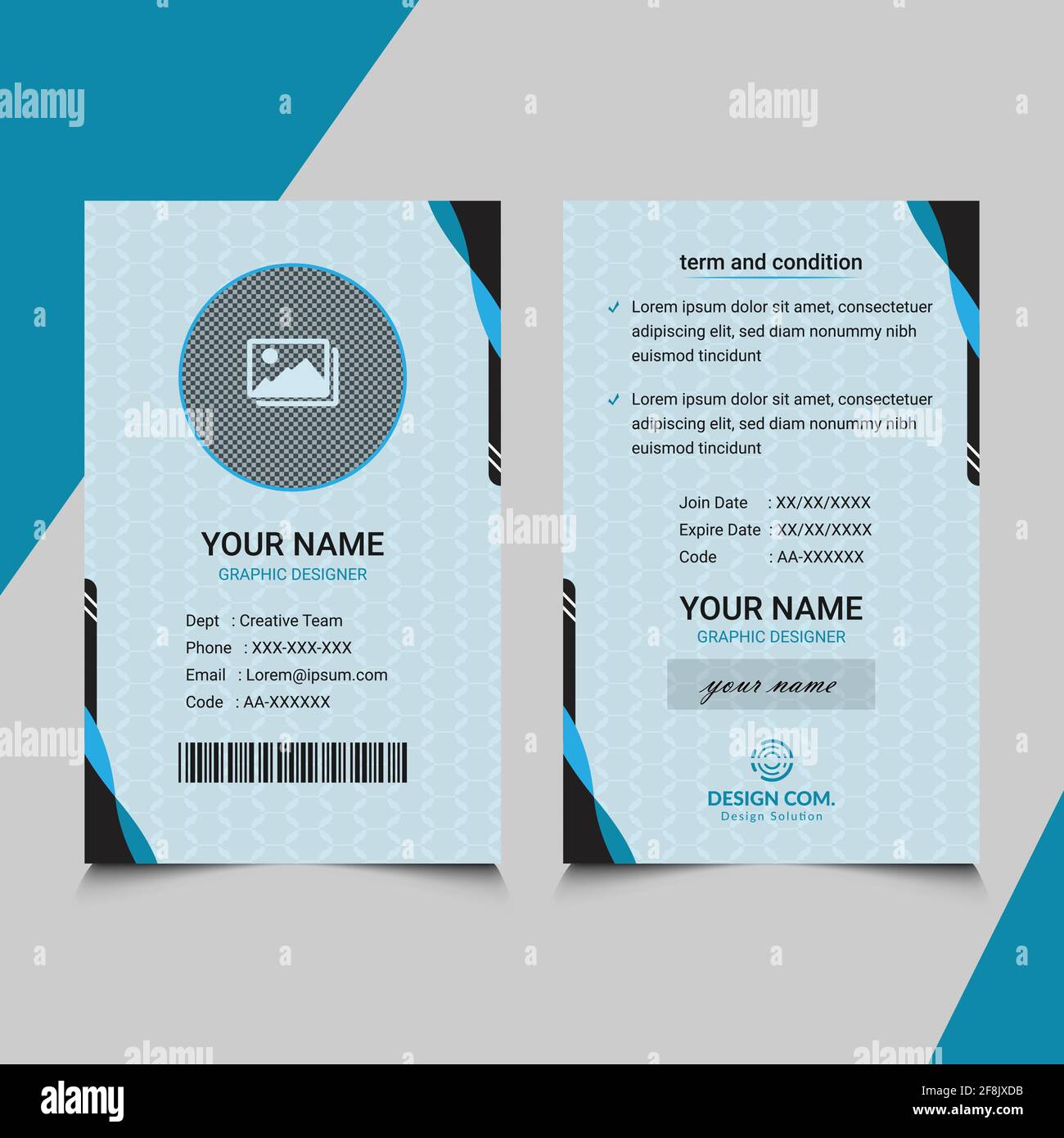 Illustrator Id Card Template