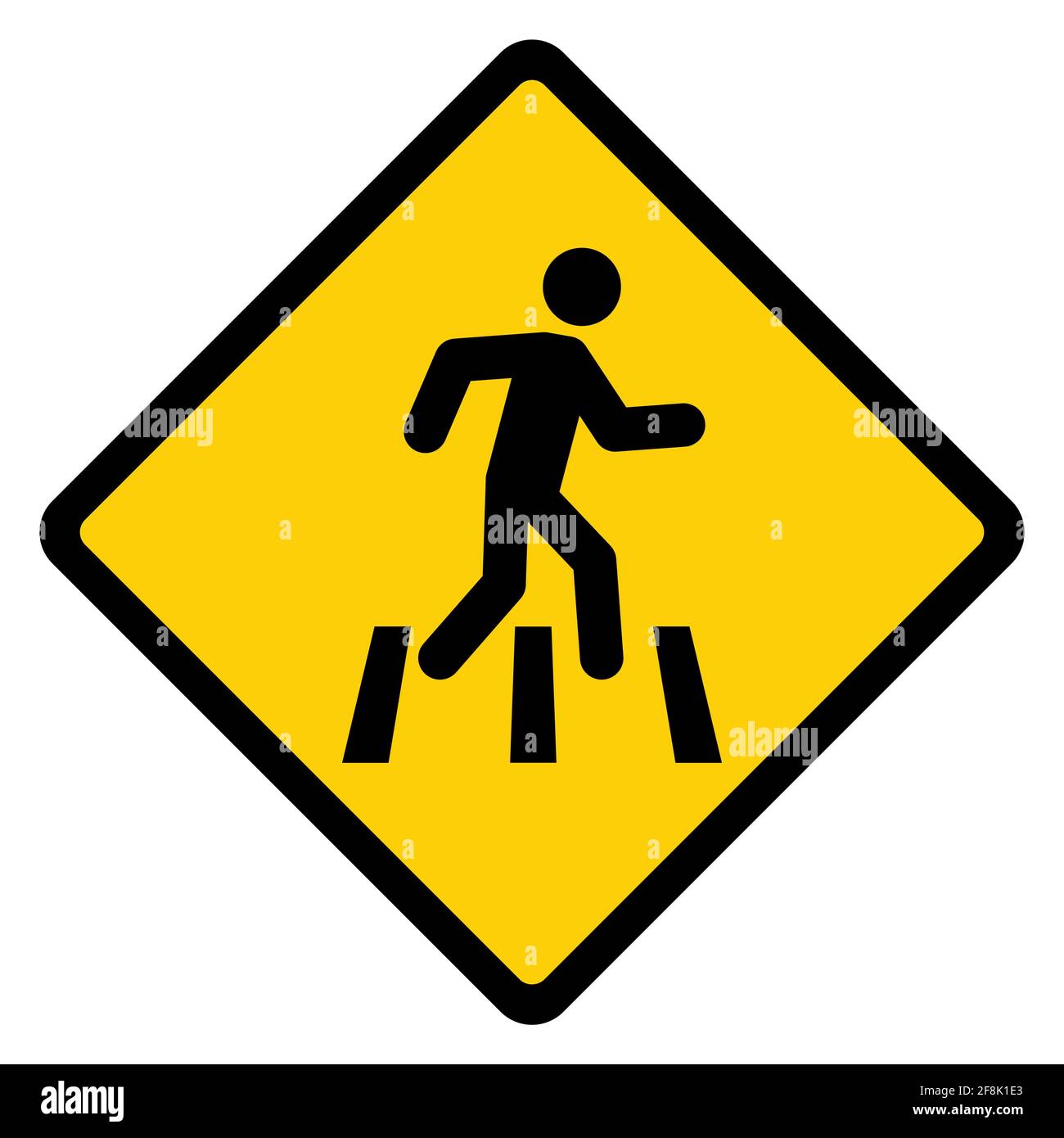 No walk icon access for pedestrians prohibition sign, vector illustration. No pedestrian sign . Stock Vector