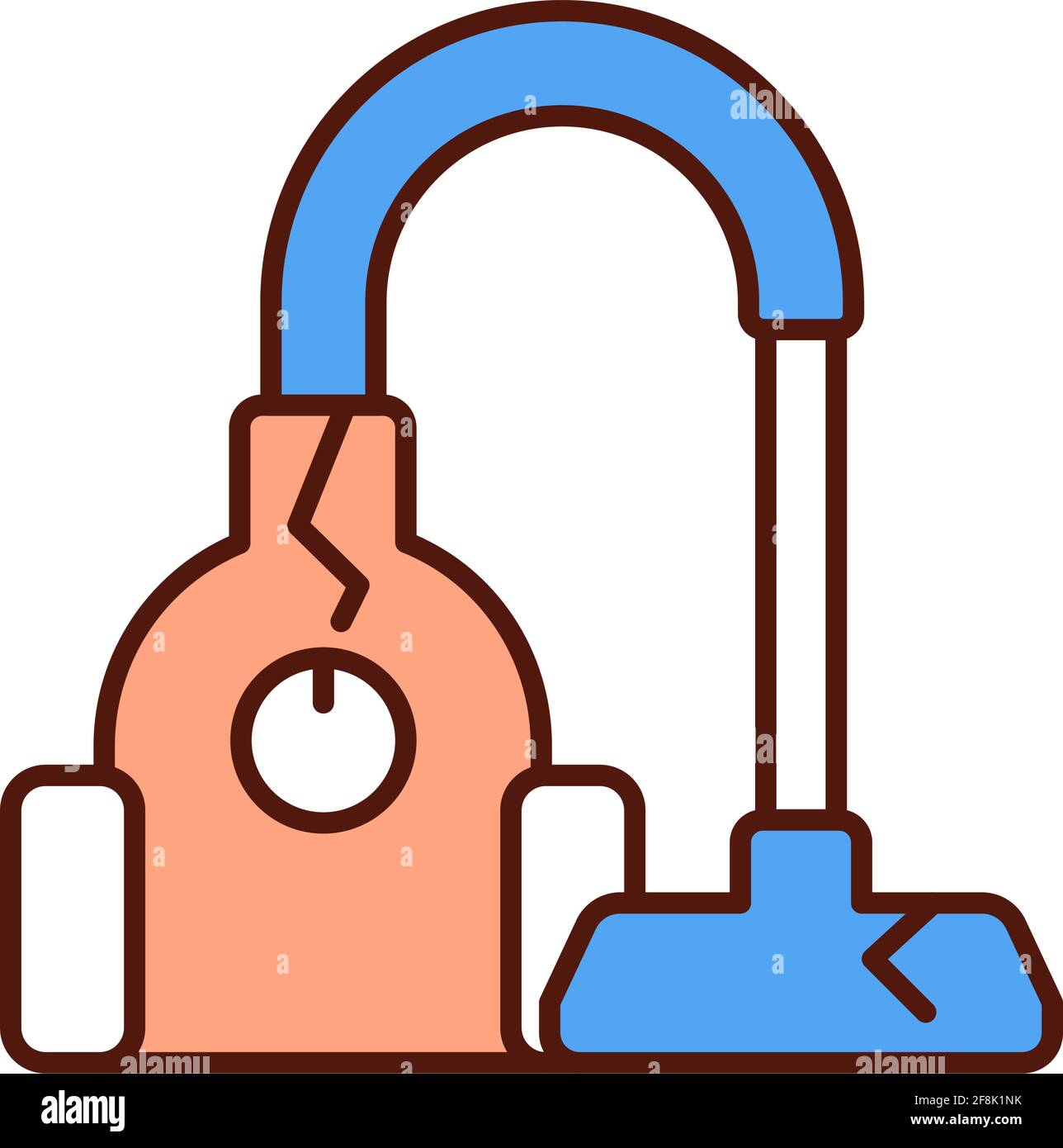 Broken vacuum cleaner Stock Vector Images Alamy