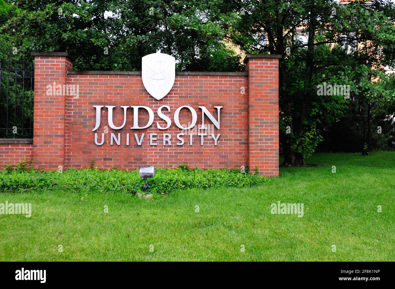 Judson University is an Christian liberal arts university located in Elgin, Illinois, USA. The school was founded in 1963. Stock Photo