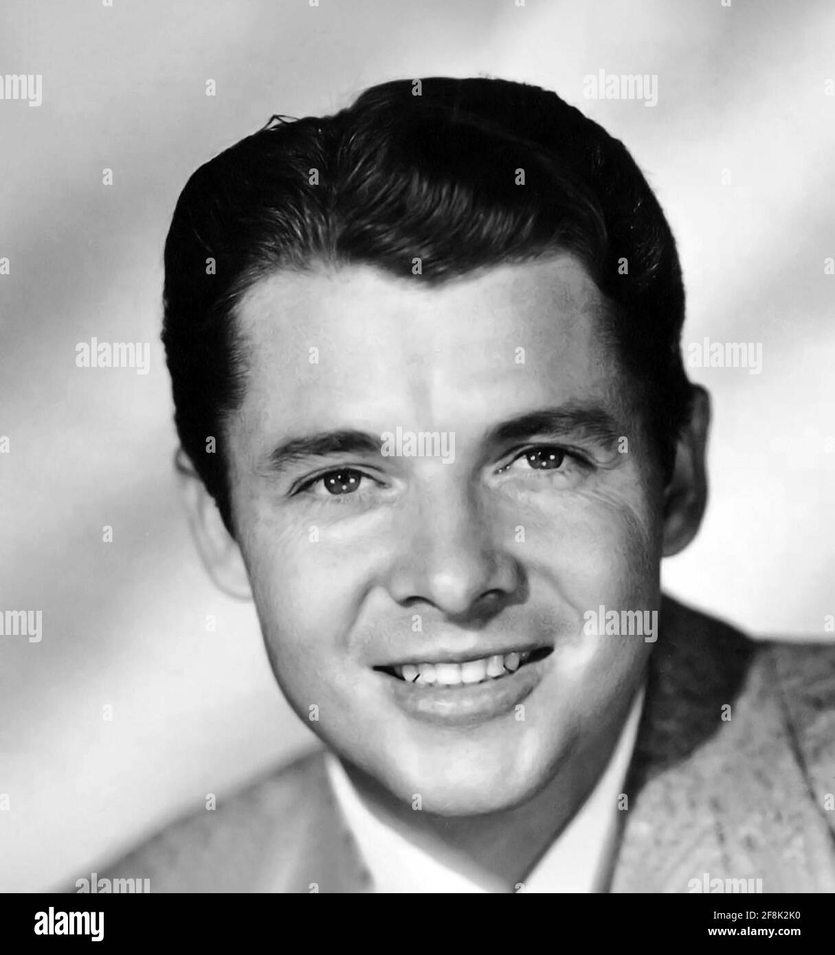 Audie Murphy. Portrait of the American soldier and actor, Audie Leon Murphy (1925-1971), publicity still, 1950s Stock Photo
