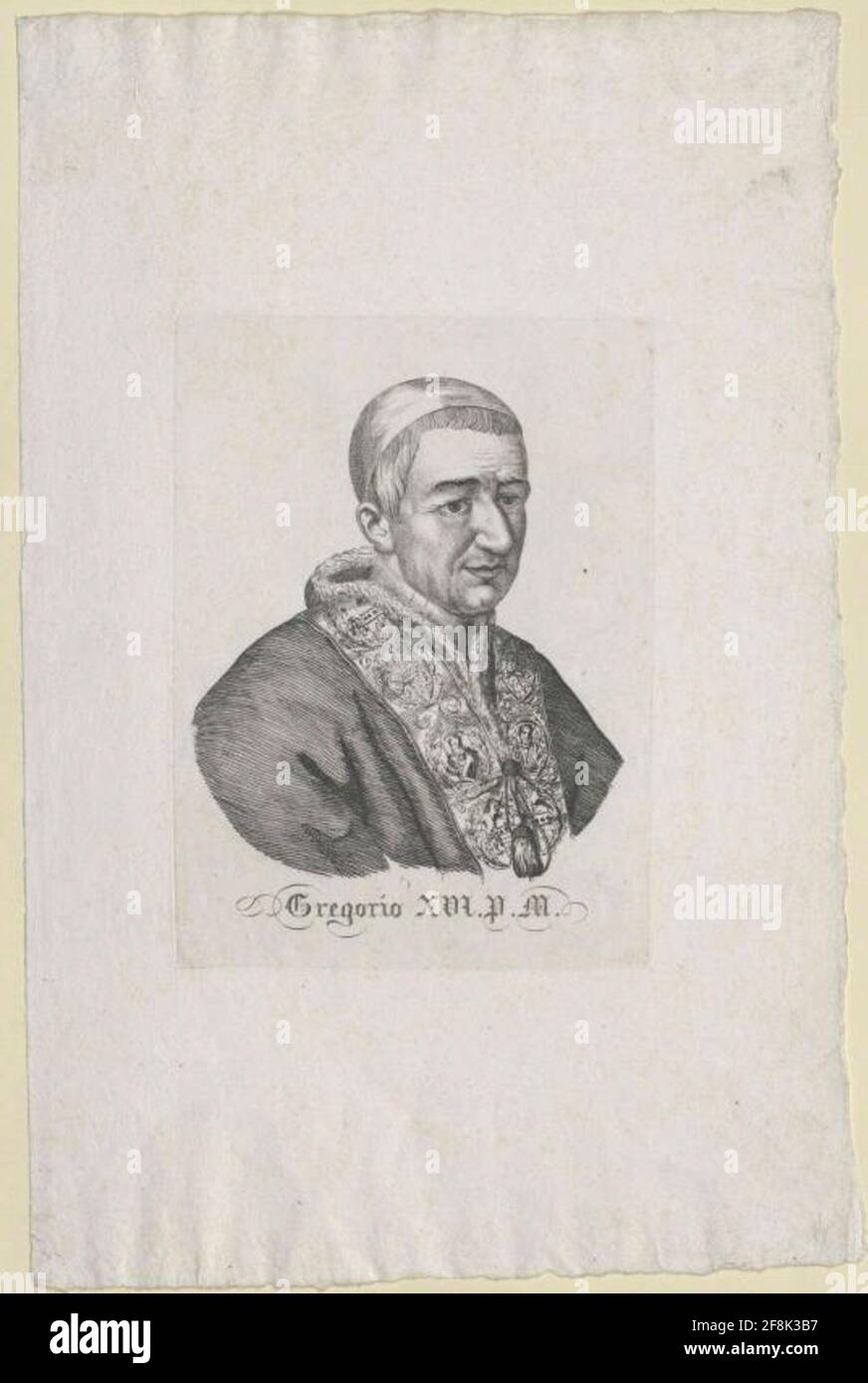 Gregor XVI., papa Stock Photo Alamy