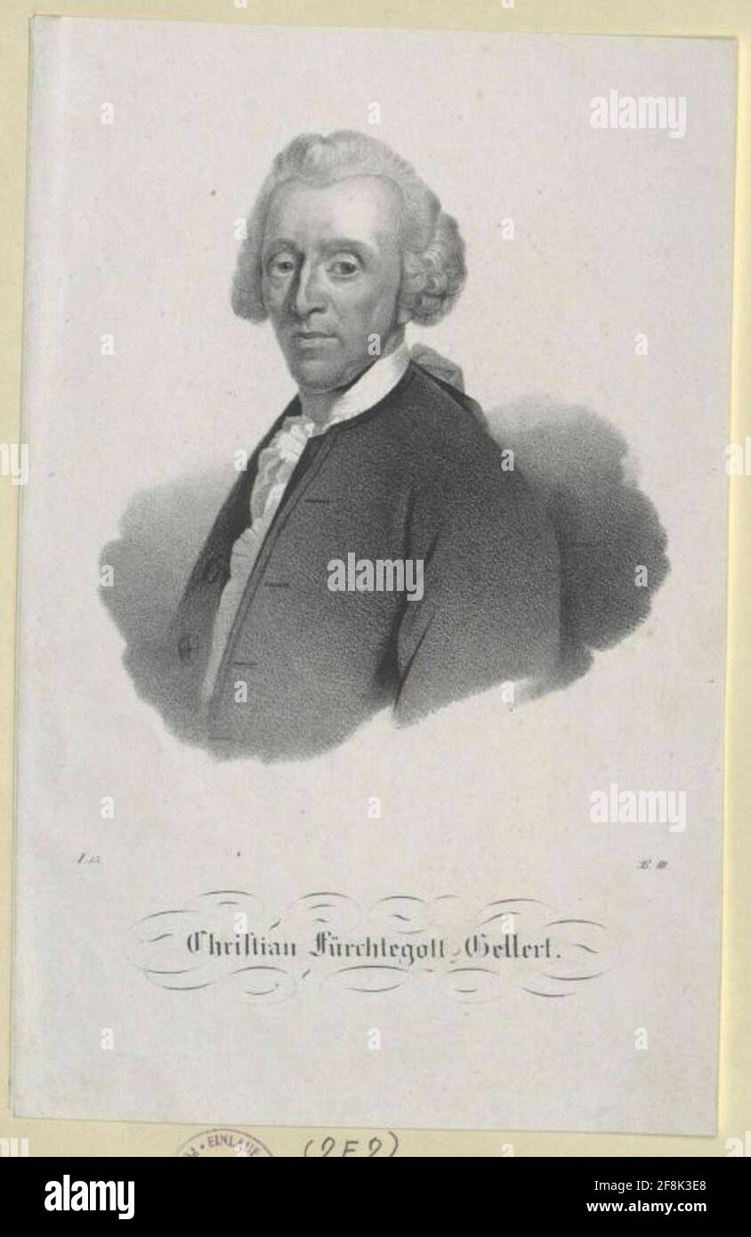 Gellert, Christian Fürchtegott Verlag: Pietsch, Eduard, & Co.verlaysort: Dresden Stock Photo